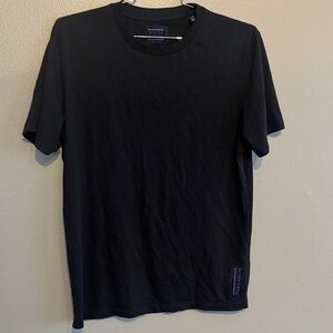 Scotch & Soda Black Short Sleeve Crew Tee
